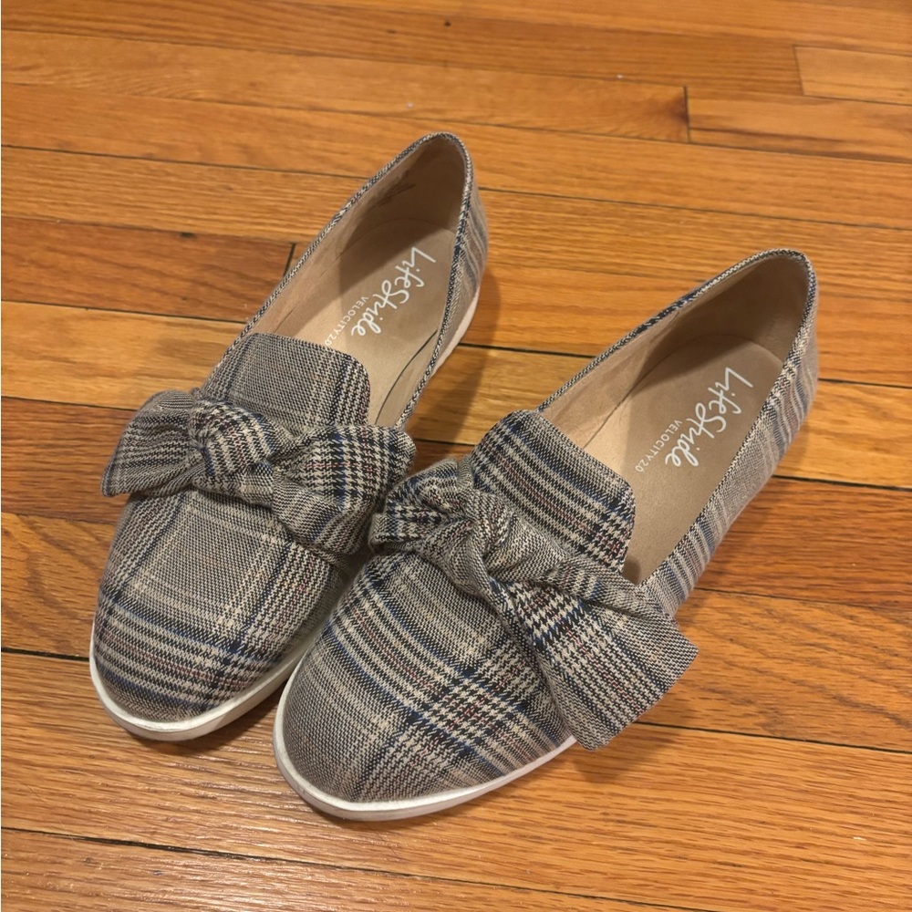 Plaid loafers
